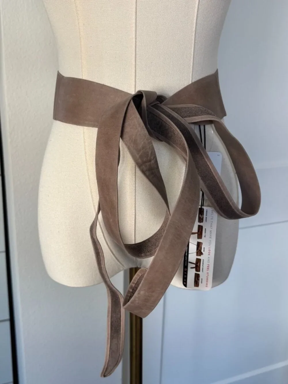 Free People ADA Collection Belts Leather Obi Wrap Belt